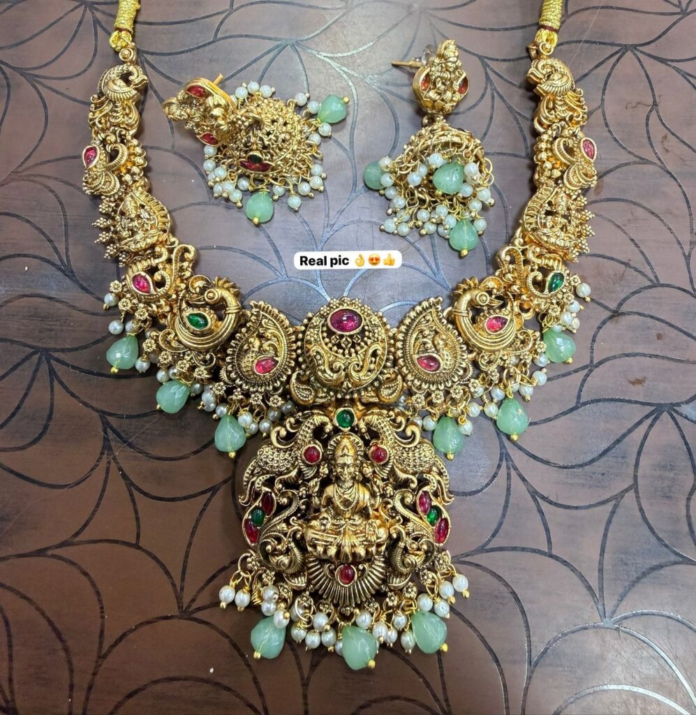 Kundan Choker Necklace in Silver | Bridal Jewellery India