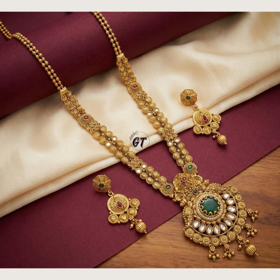Rose Gold Plated Kundan Choker Necklace for Bridal Wear | Bridal Jewellery India