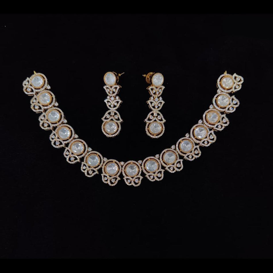 Kundan Choker Necklace in Gold Plated   Silver | Bridal Jewellery India