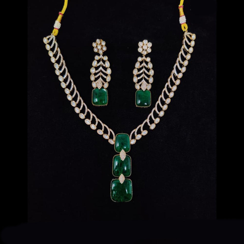 Kundan Choker Necklace in 18K Gold Plated | Bridal Jewellery India