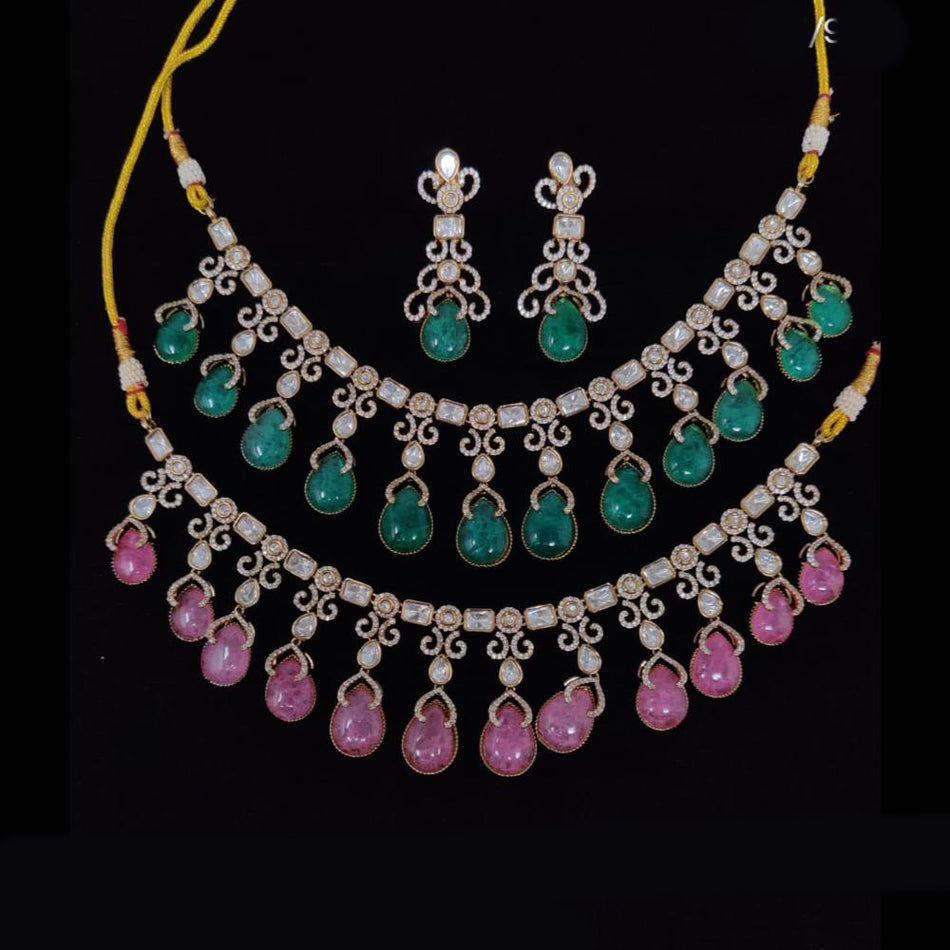 Kundan Choker Necklace in Gold Plated | Bridal Jewellery India