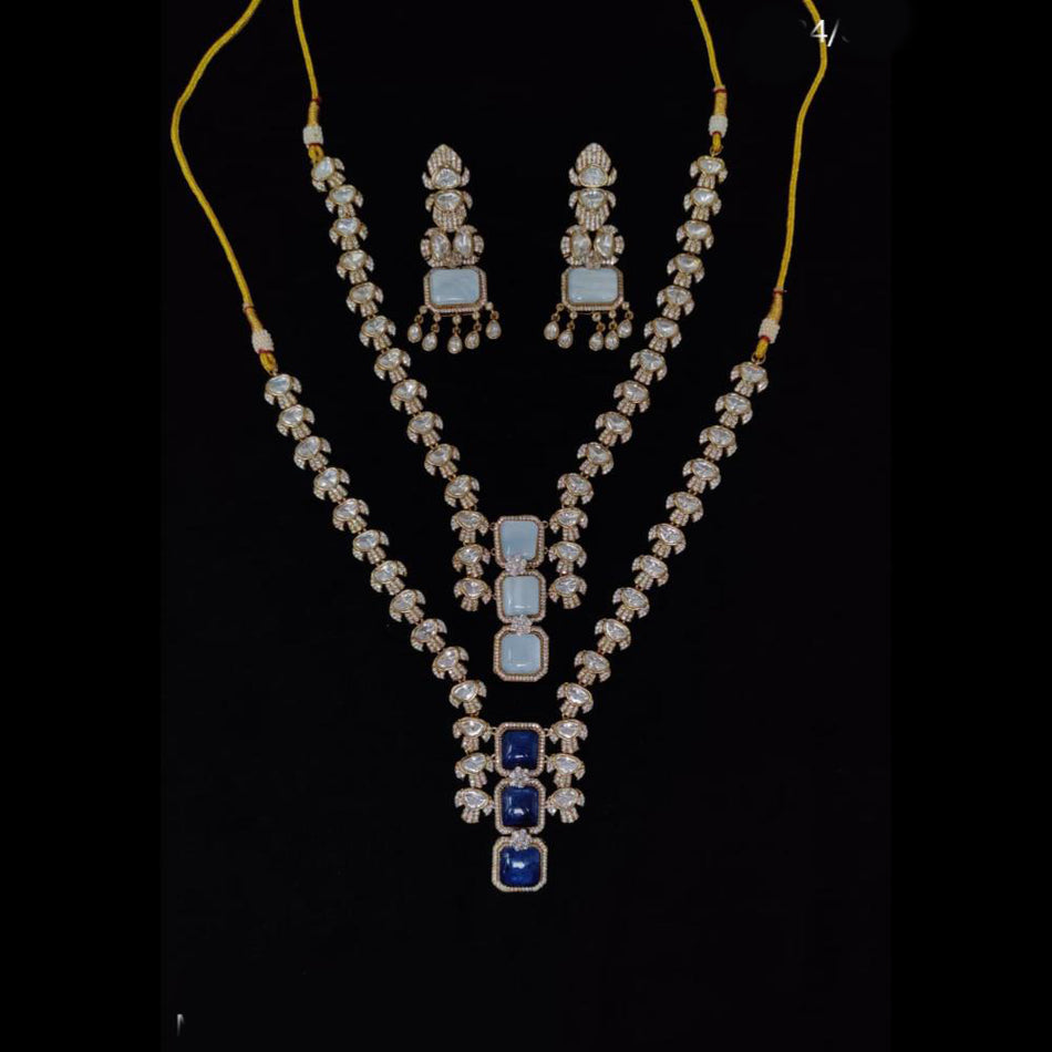 Kundan Choker Necklace in Gold Plated with Polki Stones | Bridal Jewellery India