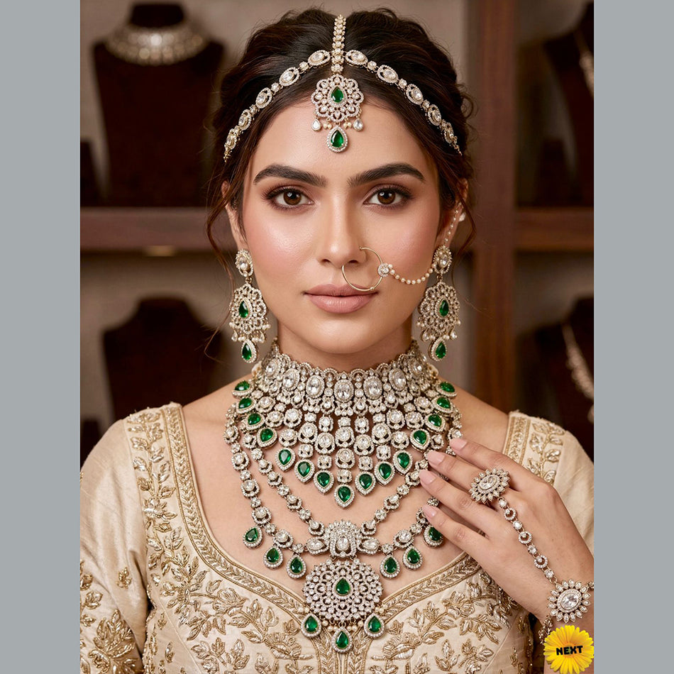 Kundan Choker Necklace in Gold Plated for Bridal Wear | Bridal Jewellery India