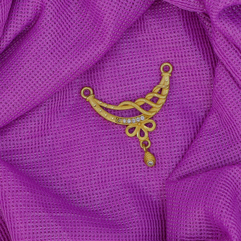 Dye Gold Plated Pendant with Austrian Stones for Women | Bridal Jewellery India