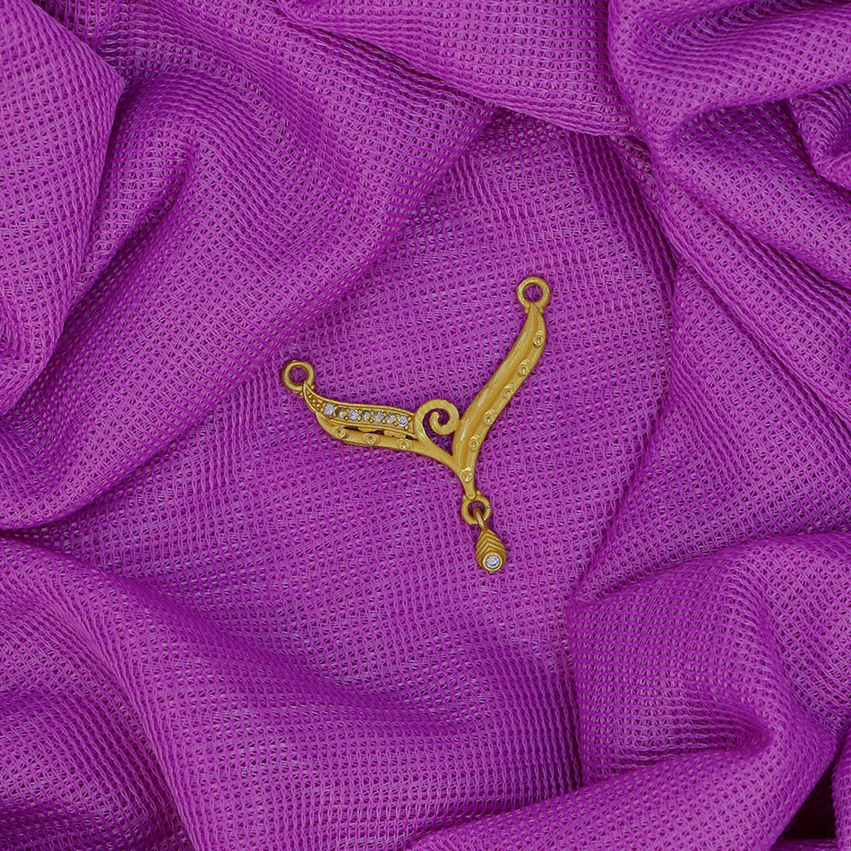Dye Gold Plated Pendant in Austrian Stones for Women | Bridal Jewellery India
