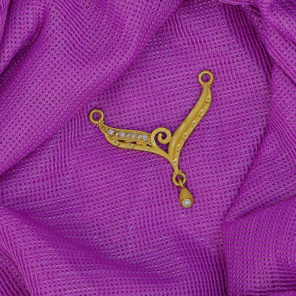 Dye Gold Plated Pendant in Austrian Stones for Women | Bridal Jewellery India