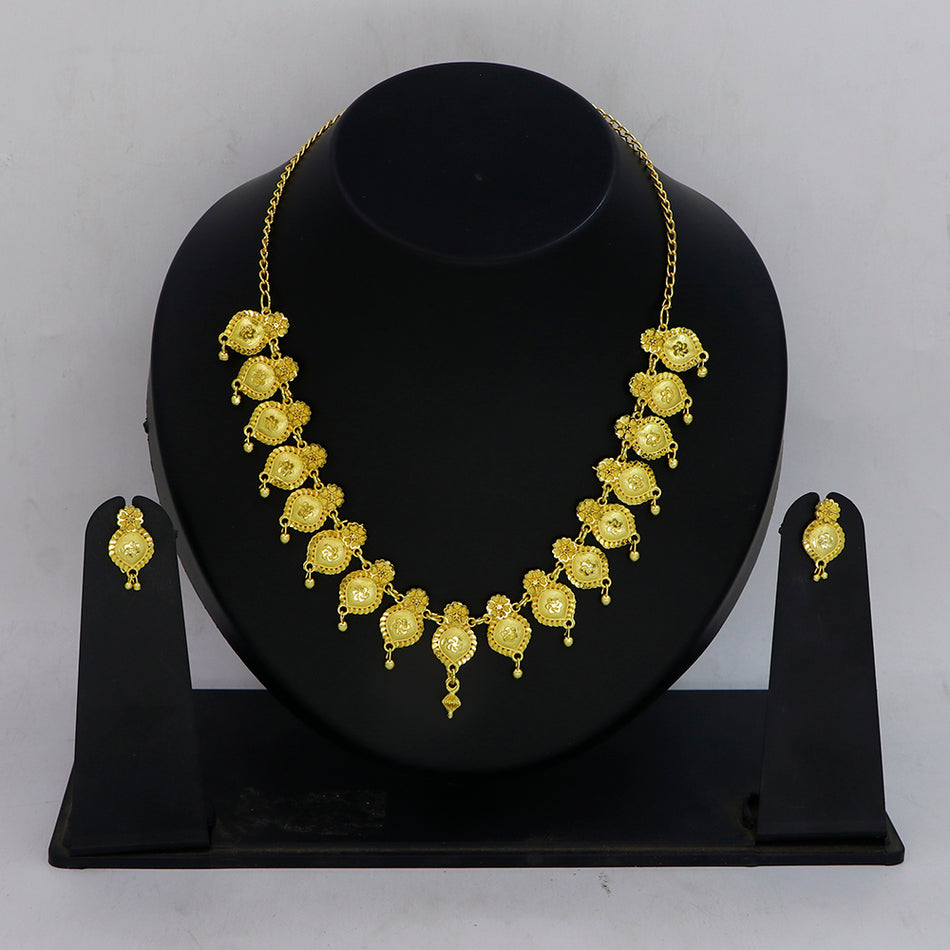 Layered Chain Bracelet in Gold Plated | Bridal Jewellery India