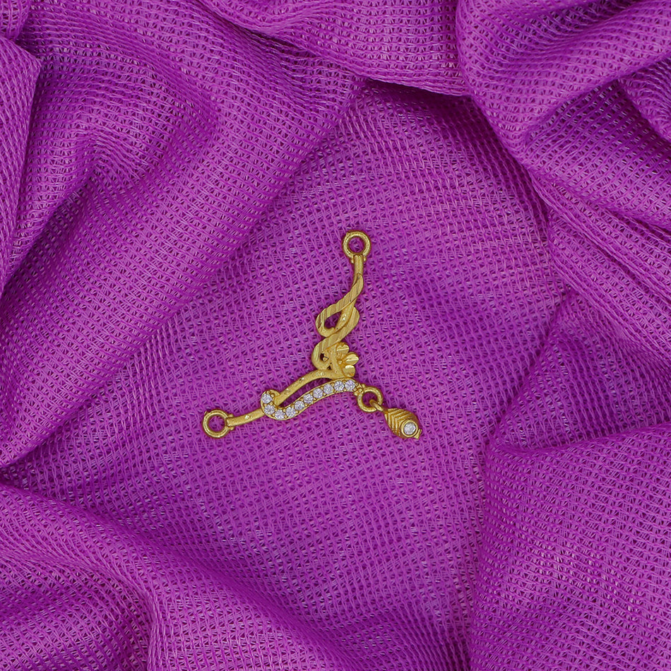 Dye Gold Plated Pendant with Austrian Stones for Women | Bridal Jewellery India