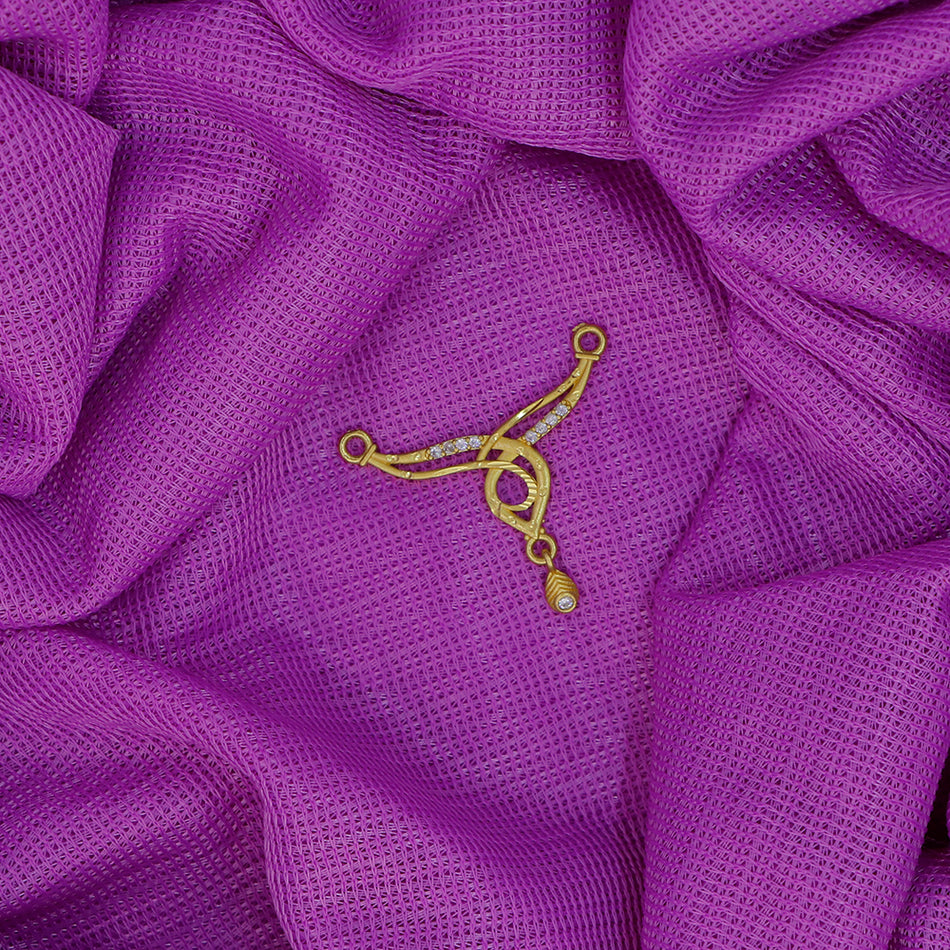 Dye Gold Plated Pendant in Austrian Stones for Women | Bridal Jewellery India