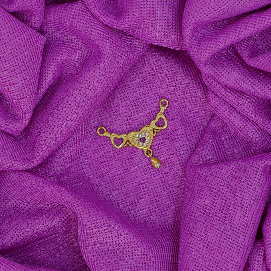 Dye Gold Plated Pendant in Austrian Stones for Women | Bridal Jewellery India