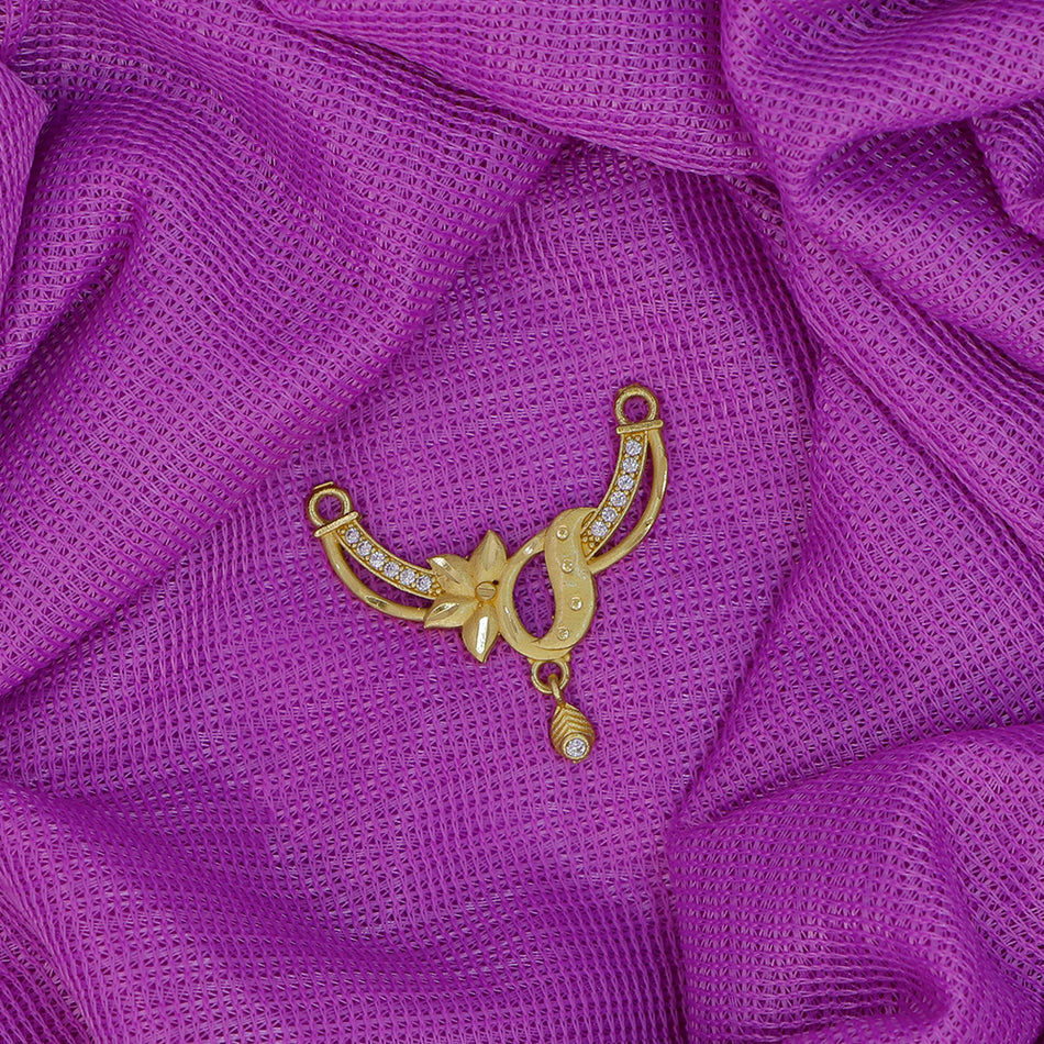 Dye Gold Plated Pendant in Austrian Stone for Women | Bridal Jewellery India