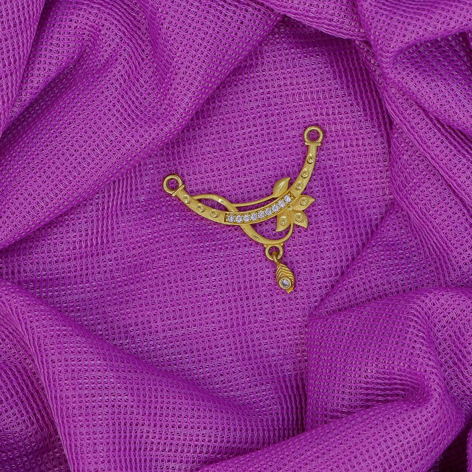 Dye Gold Plated Pendant with Austrian Stones for Women | Bridal Jewellery India
