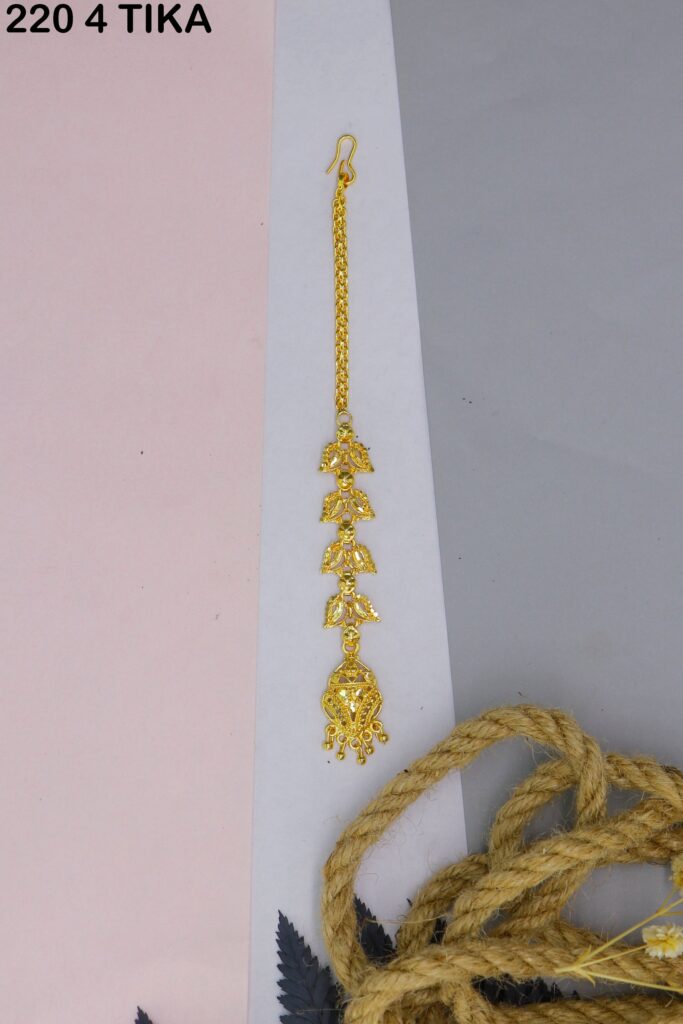 Gold Plated Maangtikka Pack | Bridal Jewellery India