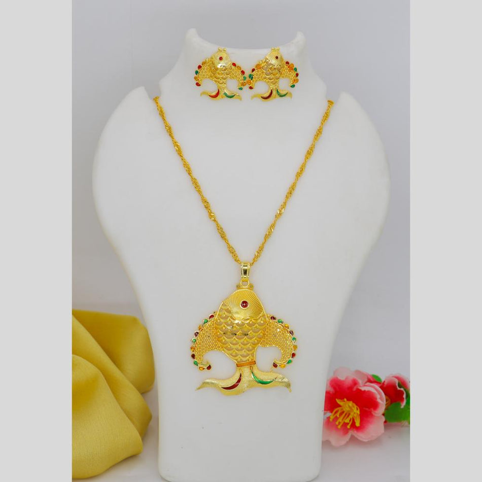 Meenakari Chain Pendants in Gold Tone for Occasion Necklace | Bridal Jewellery India