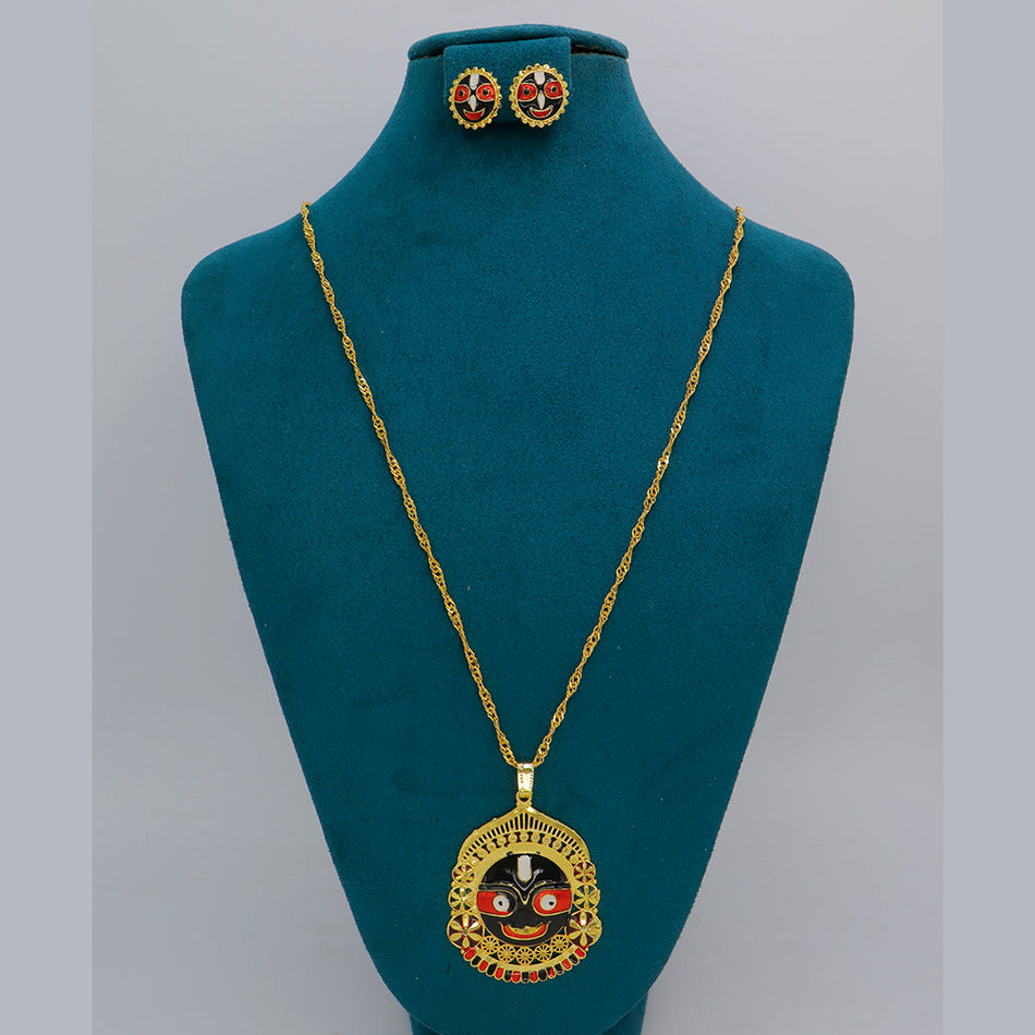 Meenakari Chain Pendants in Gold Tone for Bridal Wear | Bridal Jewellery India