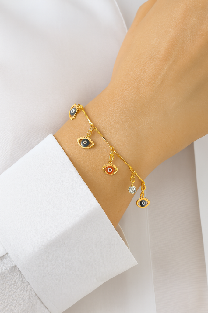 Gold Plated Bracelet with Pearls for Women Occasion | Bridal Jewellery India