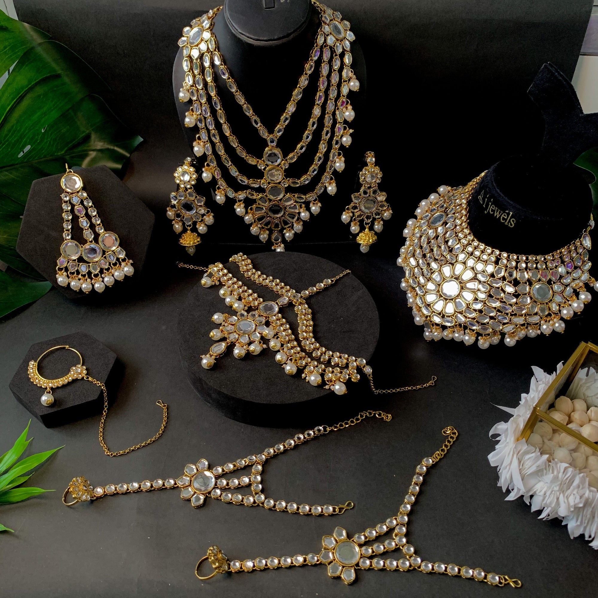 Kundan Choker Necklace in Gold Plated for Bridal Wear | Bridal Jewellery India