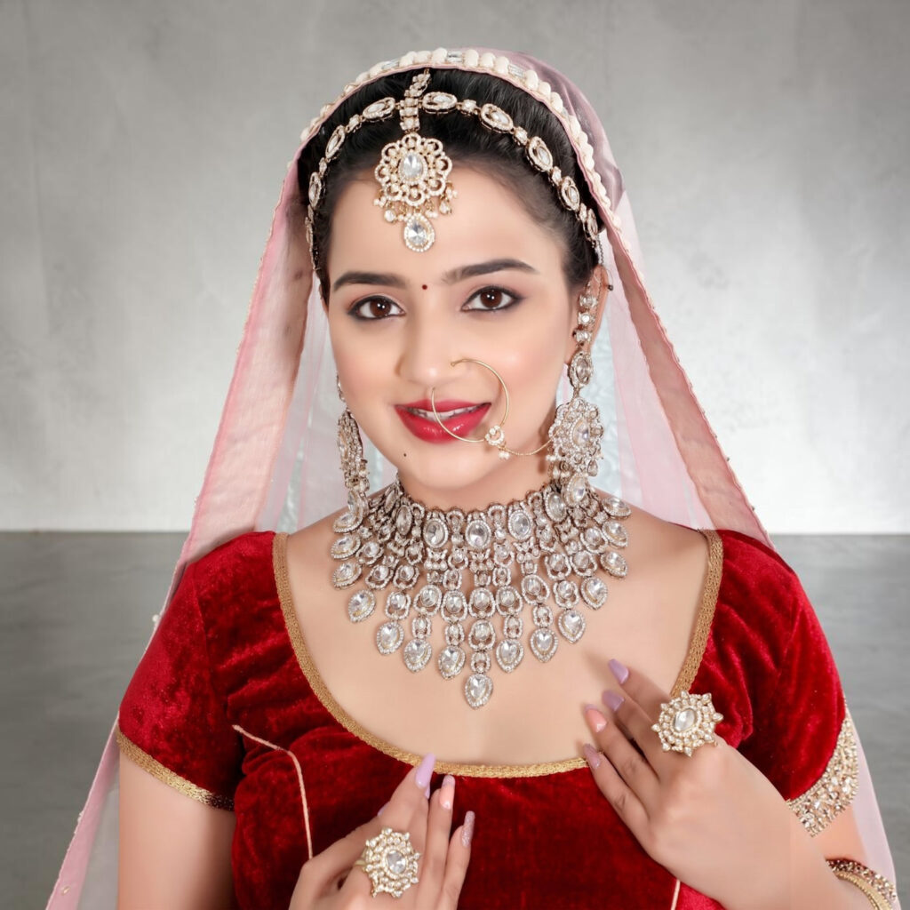 Kundan Choker Necklace in Gold Plated | Bridal Jewellery India