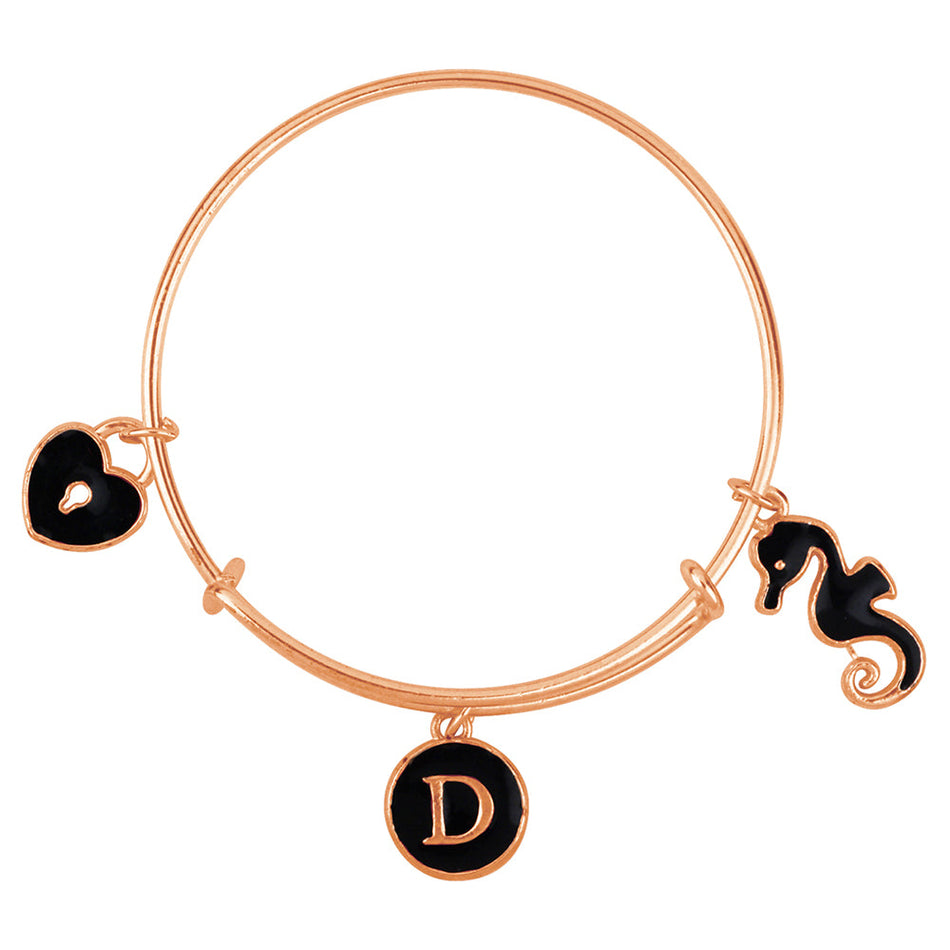 Rose Gold Tone Charms Kids Bracelets | Bridal Jewellery India