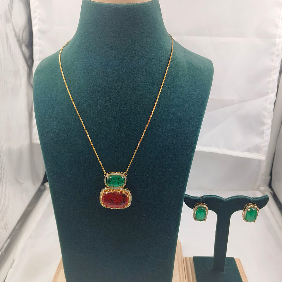 Rajwadi Necklace in Brass   Copper | Bridal Jewellery India