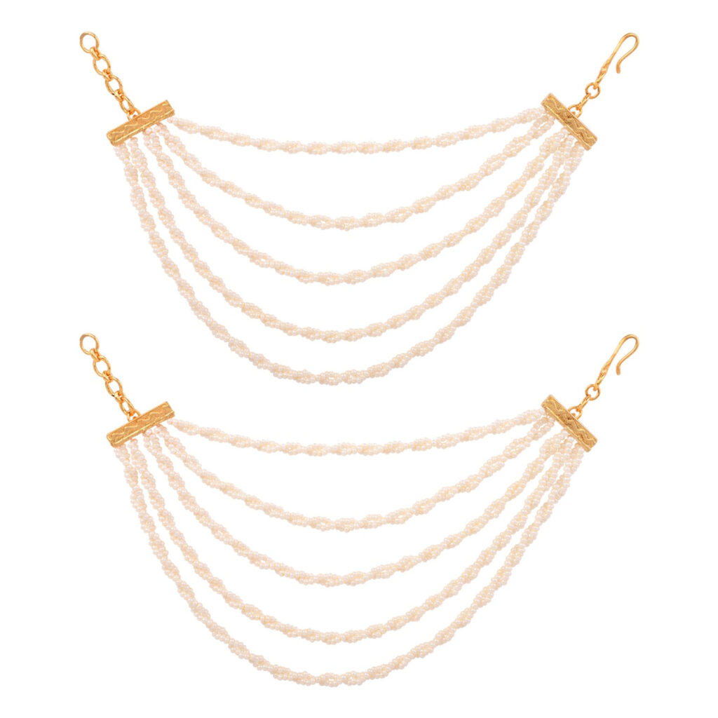 Gold Plated Pearl Chain for Women Occasion | Bridal Jewellery India