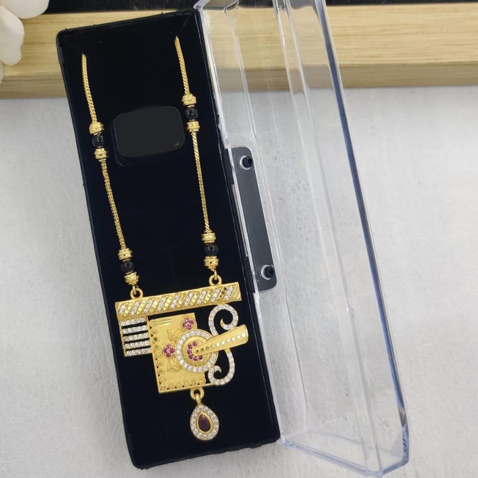 Graceful Pota Necklace in Gold Tone | Bridal Jewellery India