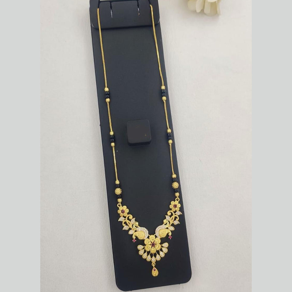 Graceful Pota Necklace in Gold Tone | Bridal Jewellery India