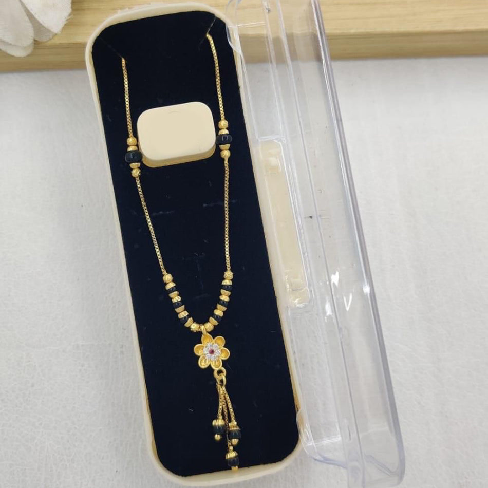 Pota Necklace in Gold Tone with Austrian Stones | Bridal Jewellery India