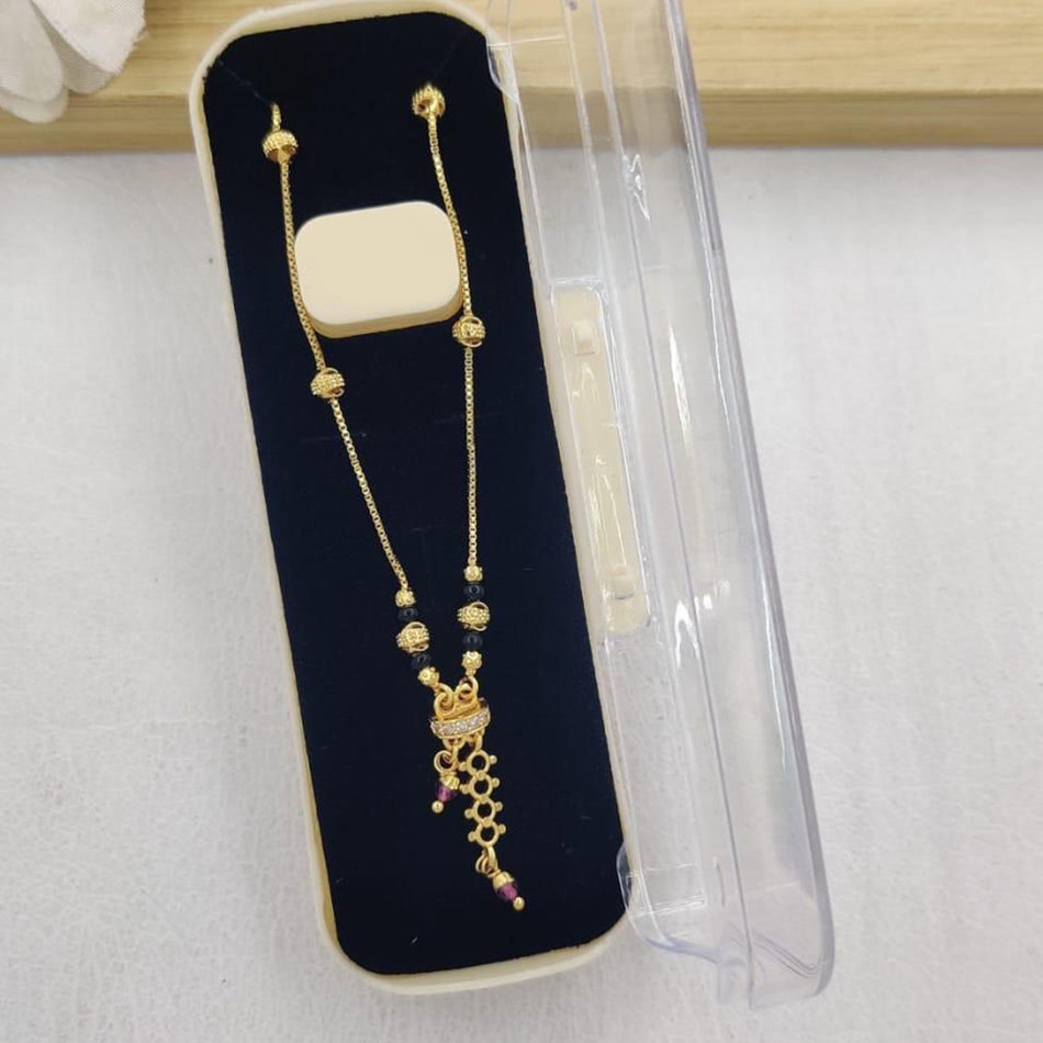 Graceful Pota Necklace in Gold Tone | Bridal Jewellery India