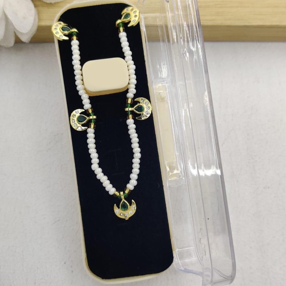 Graceful Pota Necklace in Gold Tone | Bridal Jewellery India