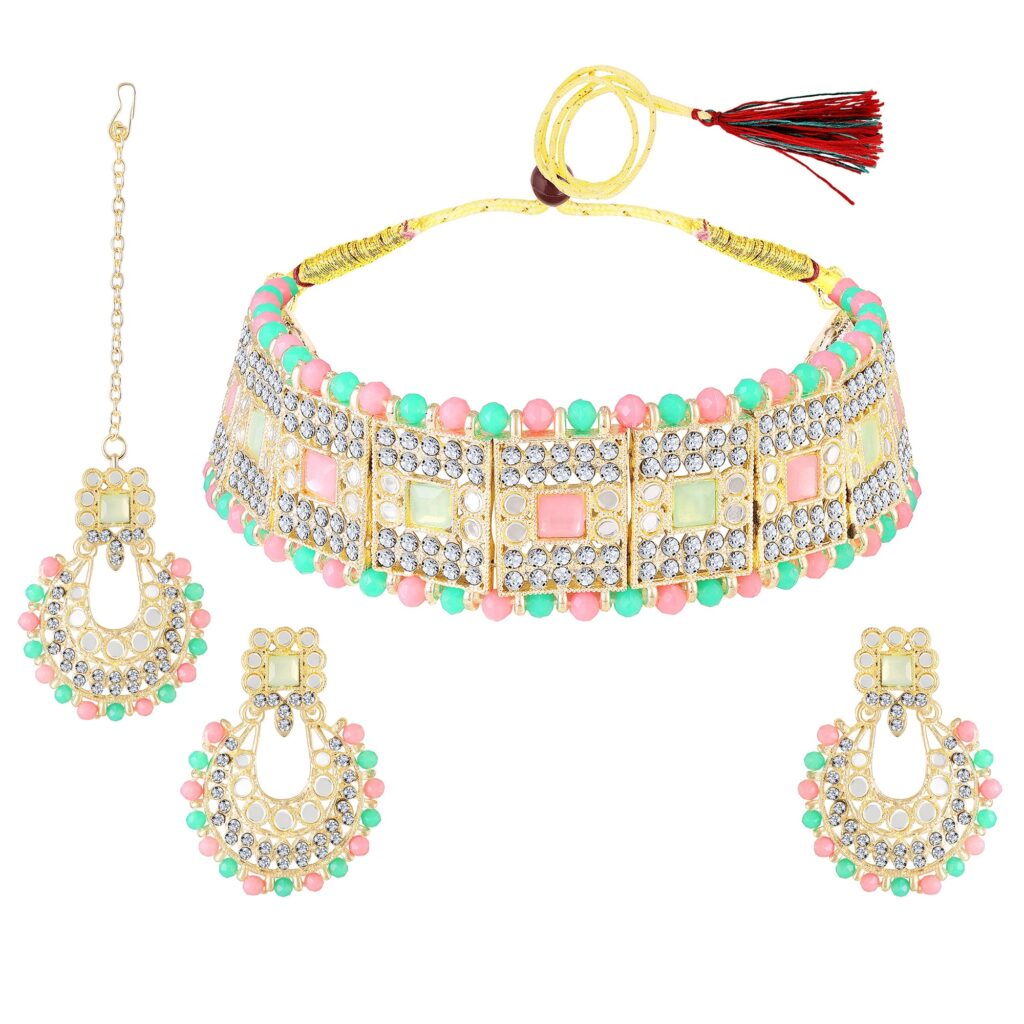 Kundan Choker in Sterling Silver for Bridal Wear | Bridal Jewellery India