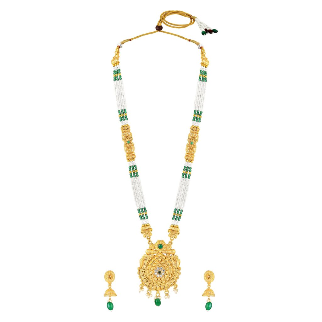Kundan Choker Necklace in Gold Tone for South Indian Bridal | Bridal Jewellery India
