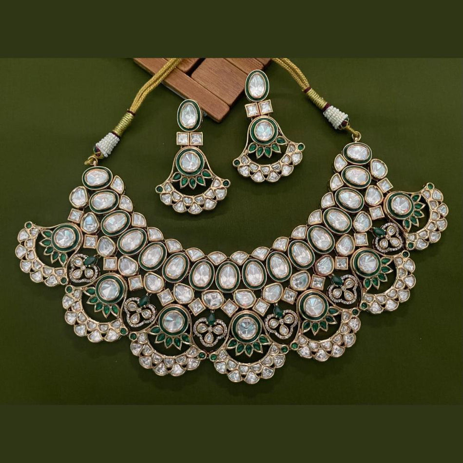 Kundan Necklace in Gold Plated for Special Occasions | Bridal Jewellery India