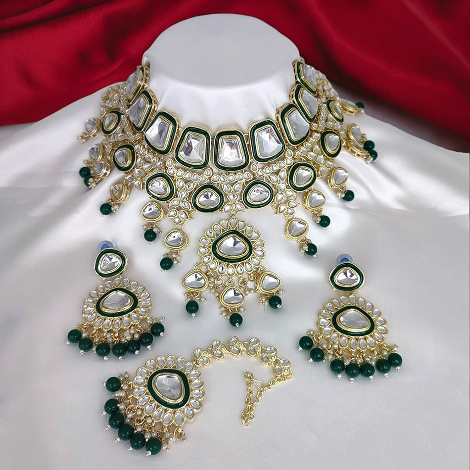 Kundan Choker in Gold Plated | Bridal Jewellery India