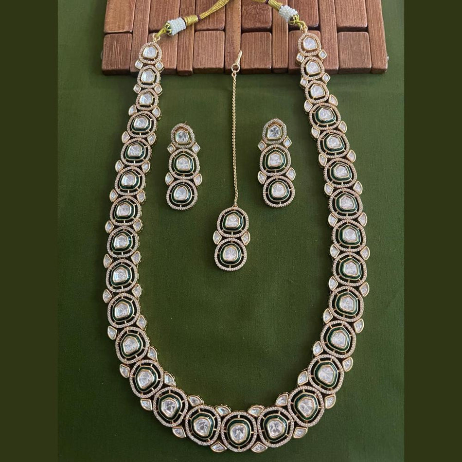 Kundan Choker Necklace in Gold Plated | Bridal Jewellery India