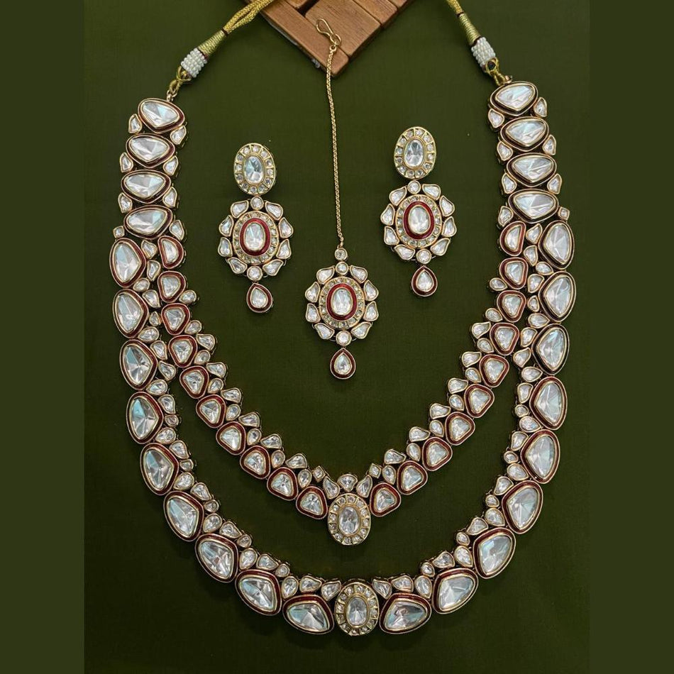 Kundan Choker Necklace in Gold Plated | Bridal Jewellery India