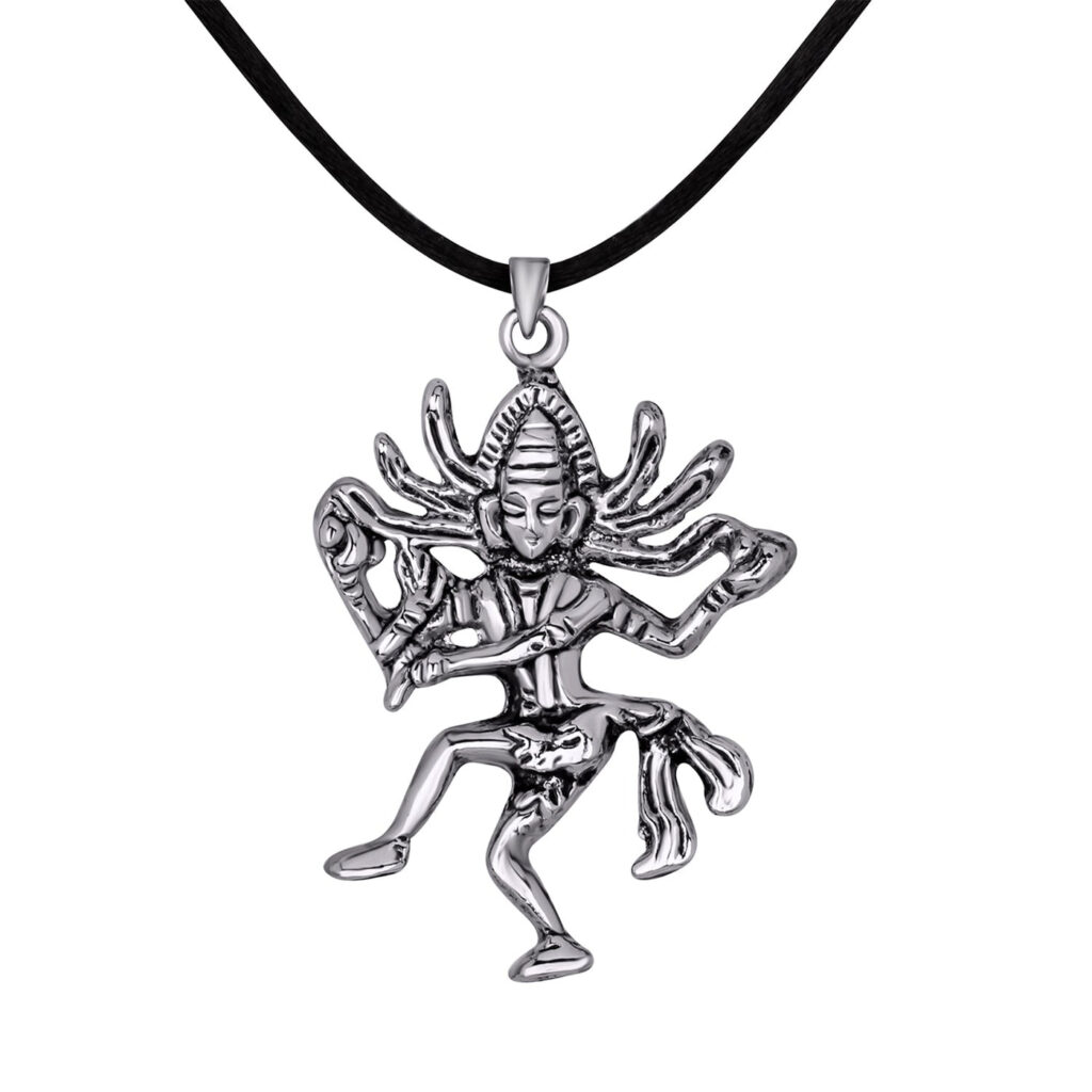 Antique Rhodium Locket Necklace for Men Women | Bridal Jewellery India