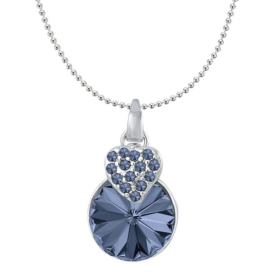Montblanc Heart Charm in Sterling Silver | Bridal Jewellery India