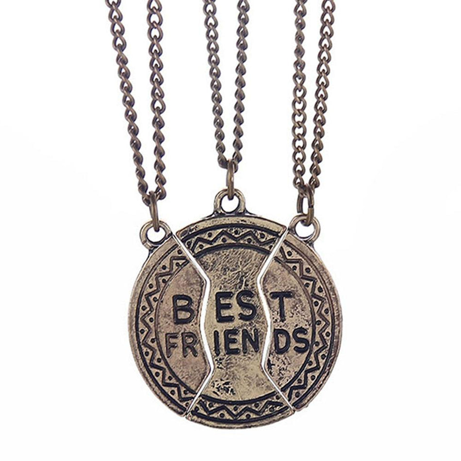Gold Plated Friendship Pendant for Unisex Wear | Bridal Jewellery India