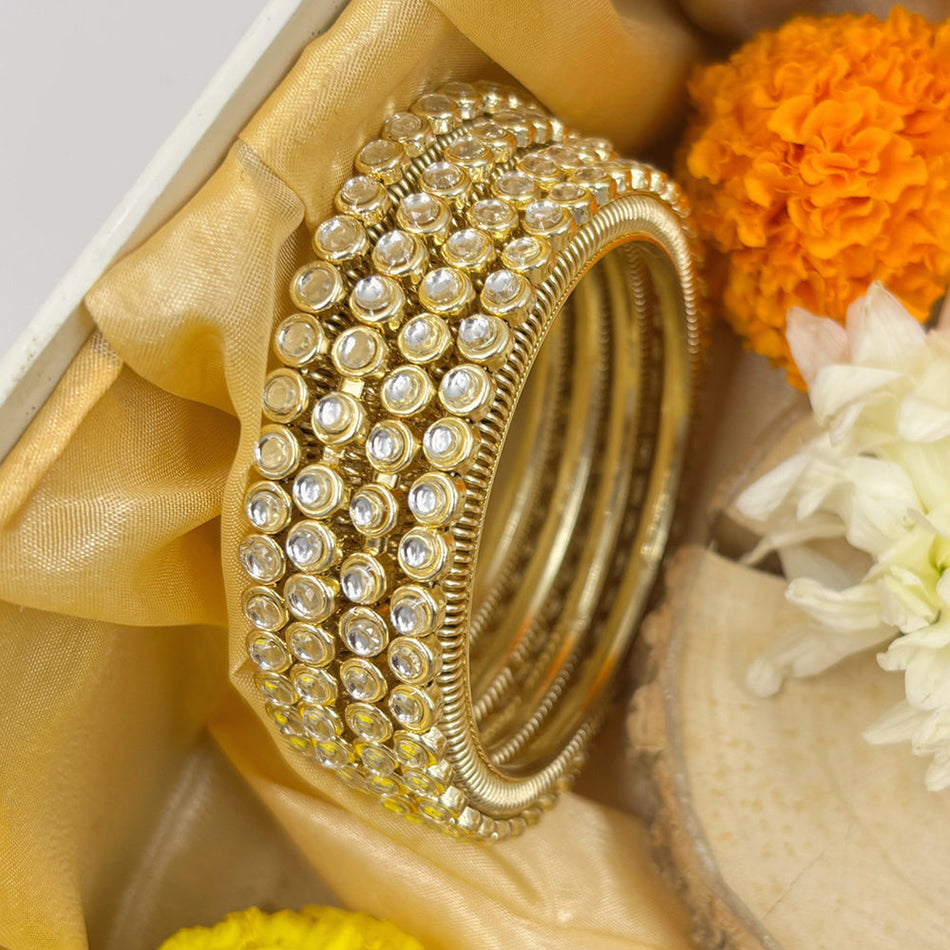 Kundan Chudah in Gold Plated for Bridal Wear | Bridal Jewellery India